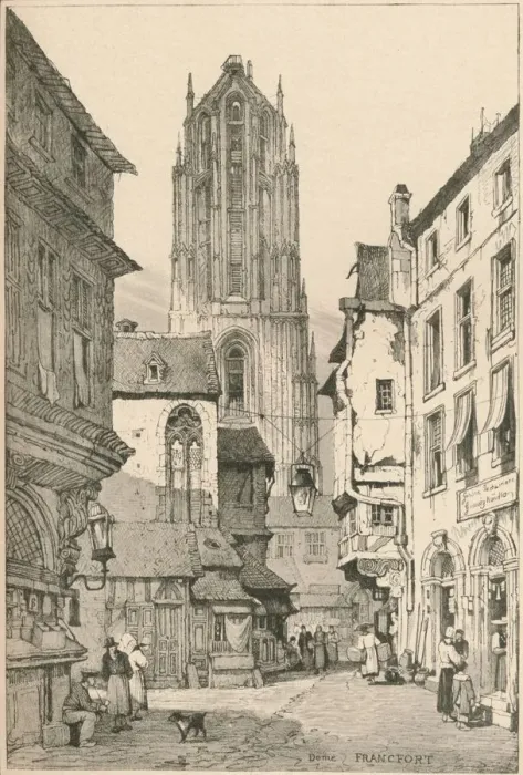 Framed Print : Frankfurt, c1820 (1915). Artist: Samuel Prout Framed Print : Frankfurt, c1820 (1915). Artist: Samuel Prout