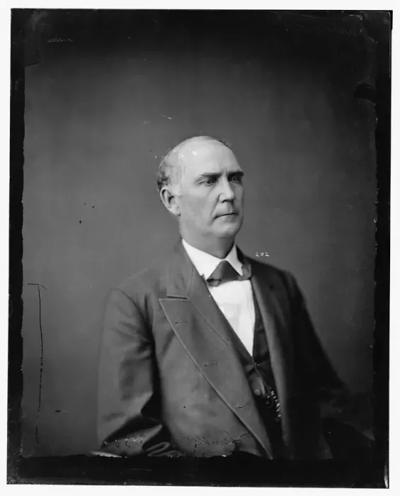 Framed Print : Franklin Landers of Indiana, between 1865 and 1880. Creator: Unknown