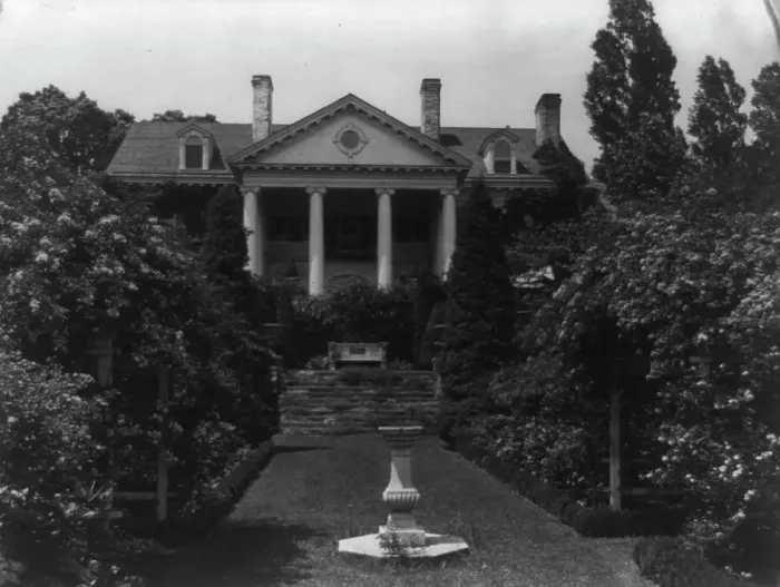 Framed Print : Franklin McFadden home, Radnor Valley Farm, Rosemont, Pennsylvania, 1919. Creator: Frances Benjamin Johnston Framed Print : Franklin McFadden home, Radnor Valley Farm, Rosemont, Pennsylvania, 1919. Creator: Frances Benjamin Johnston