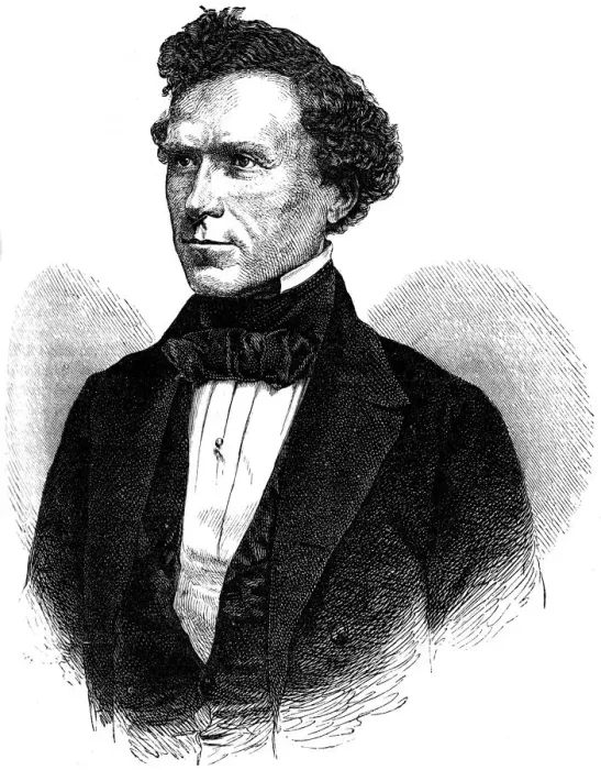 Framed Print : Franklin Pierce, 14th President of the United States, (c1880) Framed Print : Franklin Pierce, 14th President of the United States, (c1880)