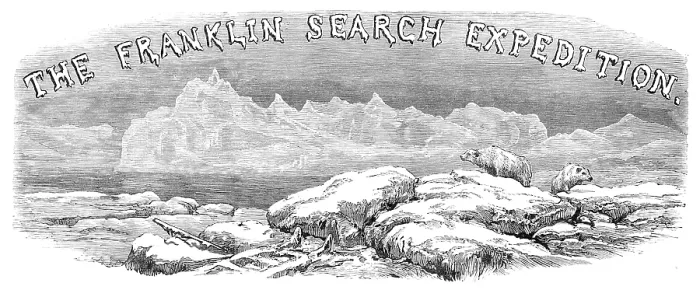 Framed Print : The Franklin Search Expedition, 1881. Creator: R&E Taylor Framed Print : The Franklin Search Expedition, 1881. Creator: R&E Taylor