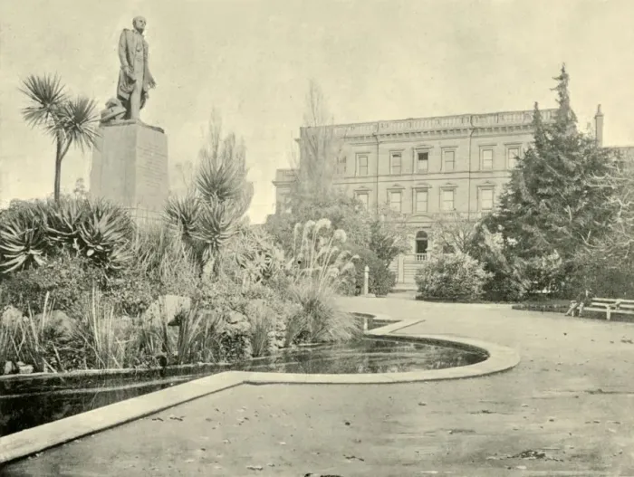 Framed Print : Franklin Square, Hobart, 1901. Creator: Unknown