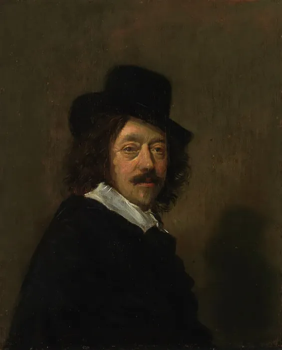 Framed Print : Frans Hals, Self Portrait, copy. Creator: Follower of Frans Hals Framed Print : Frans Hals, Self Portrait, copy. Creator: Follower of Frans Hals