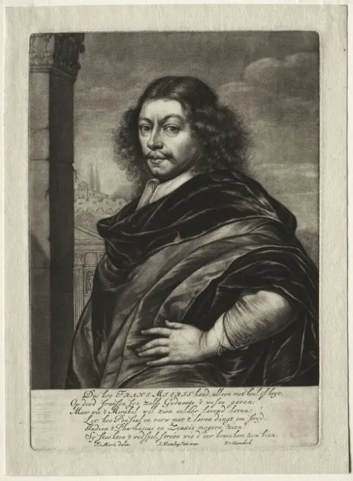 Framed Print : Frans van Mieris I. Creator: Abraham Blooteling (Dutch, 1640-1690); Abraham Blooteling (Dutch Framed Print : Frans van Mieris I. Creator: Abraham Blooteling (Dutch, 1640-1690); Abraham Blooteling (Dutch