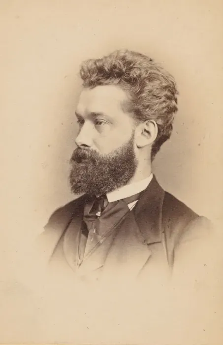 Framed Print : Franz Heyerheim, 1860s. Creator: Ernst Milster Framed Print : Franz Heyerheim, 1860s. Creator: Ernst Milster