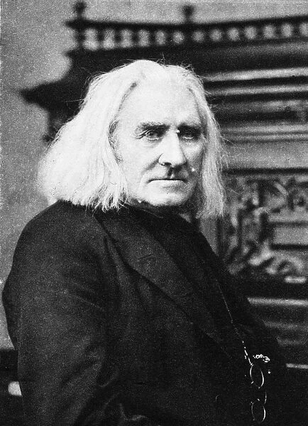 Franz Liszt, Hungarian pianist and composer, late 19th century