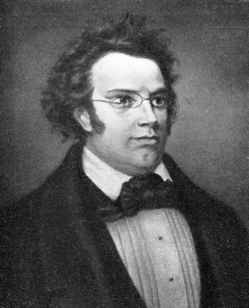 Franz Peter Schubert, (1797-1828), Austrian composer, 1909