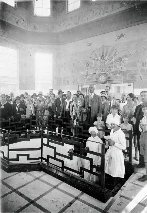 Framed Print : Franzensbad (Frantiskovy Lazne), Czechoslovakia: the interior of the Natalie Spring... c1930s. Creator: Unknown Framed Print : Franzensbad (Frantiskovy Lazne), Czechoslovakia: the interior of the Natalie Spring... c1930s. Creator: Unknown