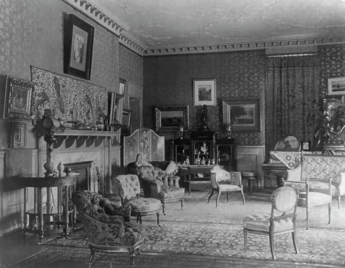 Framed Print : Fraser House, Wash. D.C. 1890s. Creator: Frances Benjamin Johnston Framed Print : Fraser House, Wash. D.C. 1890s. Creator: Frances Benjamin Johnston