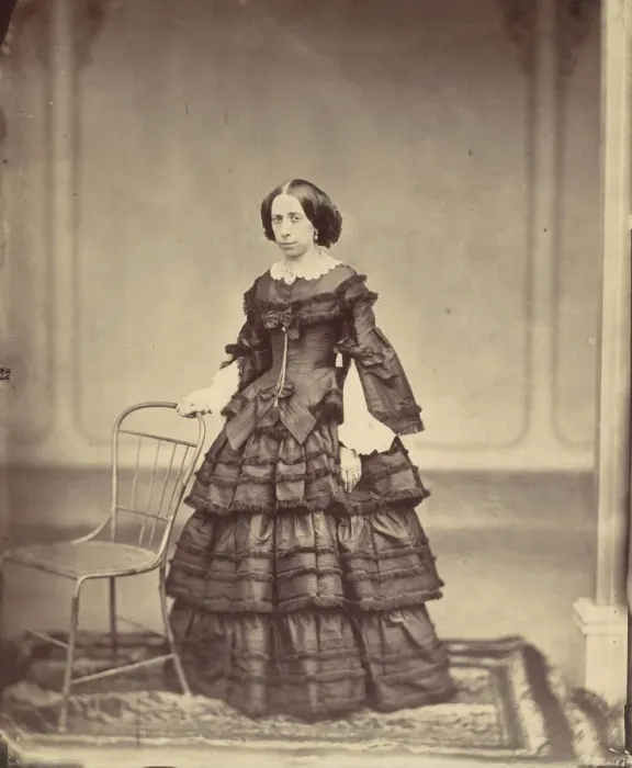 Framed Print : Frau Hofrat Josefine Raymond, 1850s-60s. Creator: Franz Antoine