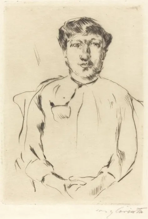 Framed Print : Frauenbildnis (Portrait of a Woman), 1914. Creator: Lovis Corinth Framed Print : Frauenbildnis (Portrait of a Woman), 1914. Creator: Lovis Corinth
