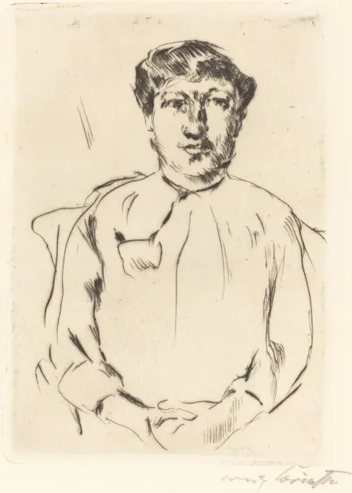 Framed Print : Frauenbildnis (Portrait of a Woman), 1914. Creator: Lovis Corinth Framed Print : Frauenbildnis (Portrait of a Woman), 1914. Creator: Lovis Corinth