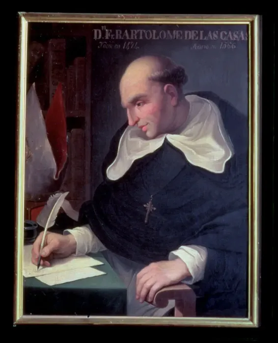 Framed Print : Fray Bartolome de las Casas (1474-1566), Dominican missionary and Spanish historian Framed Print : Fray Bartolome de las Casas (1474-1566), Dominican missionary and Spanish historian