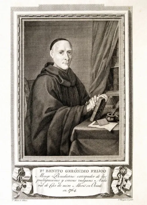 Framed Print : Fray Benito Feijoo Geronimo (1676-1764), Spanish Benedictine monk and scholar, engraving Framed Print : Fray Benito Feijoo Geronimo (1676-1764), Spanish Benedictine monk and scholar, engraving