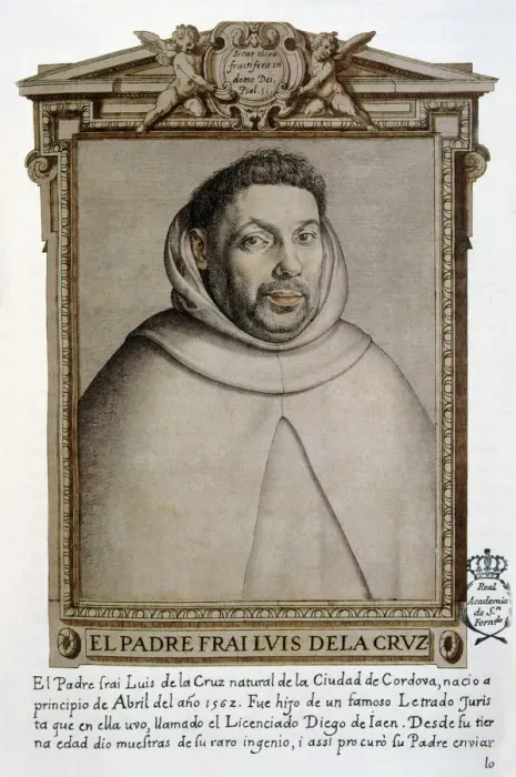 Framed Print : Fray Luis de la Cruz (1562 - ), Spanish religious, facsimile drawing Framed Print : Fray Luis de la Cruz (1562 - ), Spanish religious, facsimile drawing