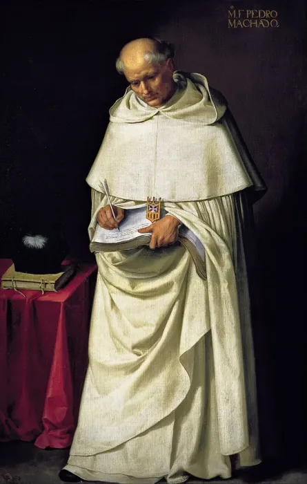 Framed Print : Fray Pedro Machado. Artist: Zurbaran, Francisco, de (1598-1664) Framed Print : Fray Pedro Machado. Artist: Zurbaran, Francisco, de (1598-1664)