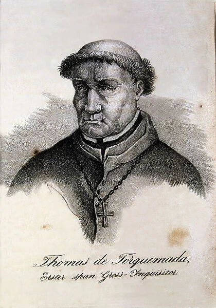 Fray Tomas de Torquemada (1420-1498), Spanish Dominican, inquisitor general appointed