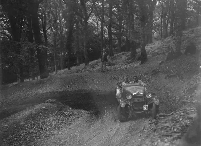 Framed Print : Frazer-Nash of Alan Whiddington, B&HMC Brighton-Beer Trial, Fingle Bridge Hill, Devon, 1934 Framed Print : Frazer-Nash of Alan Whiddington, B&HMC Brighton-Beer Trial, Fingle Bridge Hill, Devon, 1934