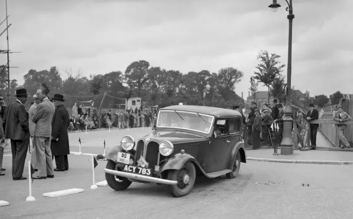 Framed Print : Frazer-Nash BMW 2-door saloon of JA Davies competing in the South Wales Auto Club Welsh Rally Framed Print : Frazer-Nash BMW 2-door saloon of JA Davies competing in the South Wales Auto Club Welsh Rally