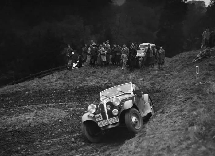 Framed Print : Frazer-Nash BMW 319 / 55 of KN Smith at the MCC Edinburgh Trial, Roxburghshire, Scotland, 1938 Framed Print : Frazer-Nash BMW 319 / 55 of KN Smith at the MCC Edinburgh Trial, Roxburghshire, Scotland, 1938