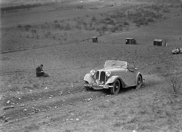 Frazer-Nash BMW 319  /  55 at the London Motor Club Coventry Cup Trial, Knatts Hill, Kent, 1938