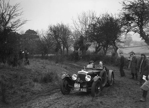 Frazer-Nash of JD Greaves at the Sunbac Colmore Trial, near Winchcombe, Gloucestershire, 1934