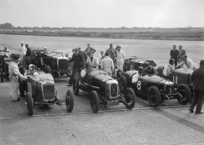 Framed Print : Frazer-Nash, Samson and Riley cars at an Inter-Club Meeting, Brooklands, 20 June 1931 Framed Print : Frazer-Nash, Samson and Riley cars at an Inter-Club Meeting, Brooklands, 20 June 1931