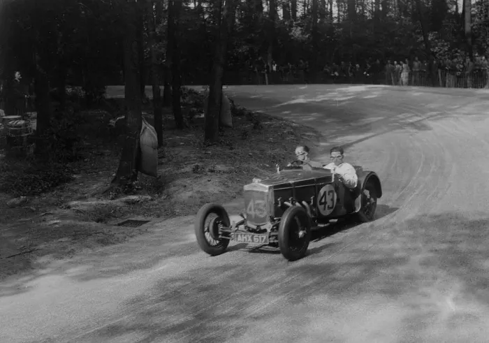 Framed Print : Frazer-Nash TT replica racing at Donington Park, Leicestershire, 1935. Artist: Bill Brunell Framed Print : Frazer-Nash TT replica racing at Donington Park, Leicestershire, 1935. Artist: Bill Brunell