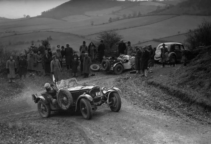 Framed Print : Frazer-Nash TT replica of TN Clare competing in the MG Car Club Midland Centre Trial, 1938 Framed Print : Frazer-Nash TT replica of TN Clare competing in the MG Car Club Midland Centre Trial, 1938