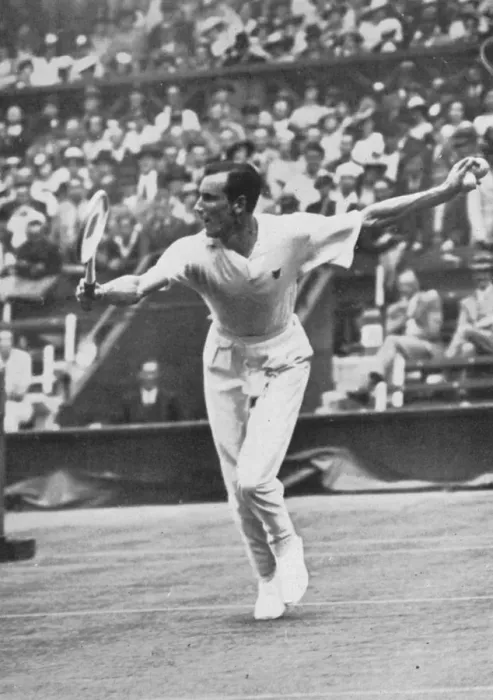 Framed Print : Fred Perry, 1934. Artist: London News Agency Framed Print : Fred Perry, 1934. Artist: London News Agency