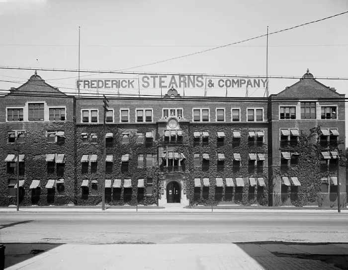 Framed Print : Fred Stearns lab, Detroit, Mich. between 1910 and 1920. Creator: Unknown Framed Print : Fred Stearns lab, Detroit, Mich. between 1910 and 1920. Creator: Unknown