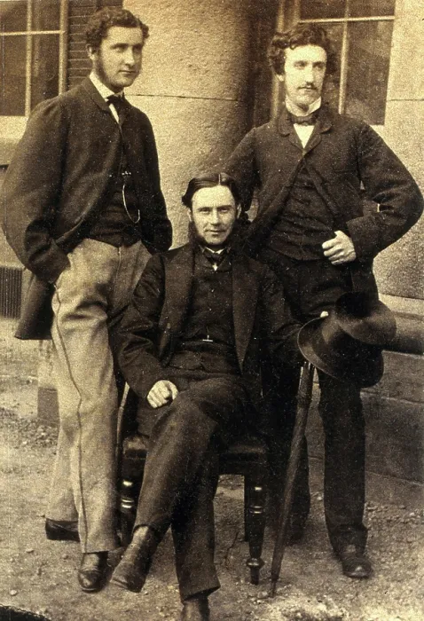 Framed Print : Fred Steele, Thomas Annandale, Colin Sewell. Creator: Unknown Framed Print : Fred Steele, Thomas Annandale, Colin Sewell. Creator: Unknown