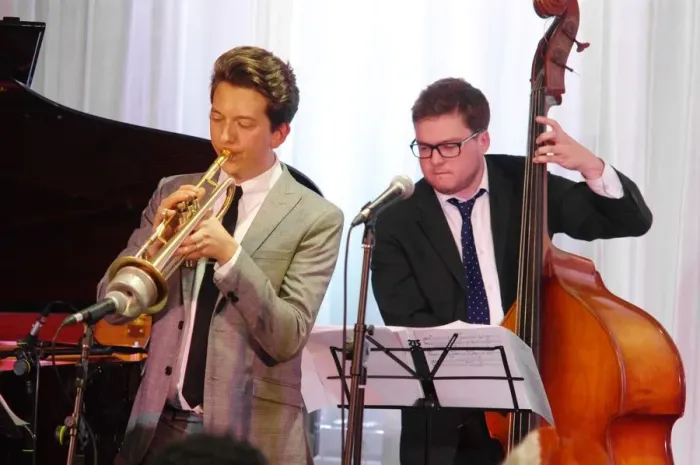 Framed Print : Freddie Gavita and Conor Chaplin, Watermill Jazz Club, Dorking Surrey, 24 Sept 2019 Framed Print : Freddie Gavita and Conor Chaplin, Watermill Jazz Club, Dorking Surrey, 24 Sept 2019