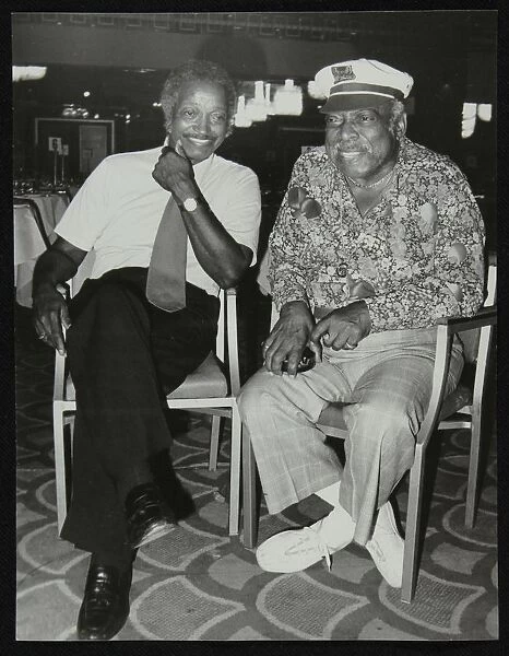 Freddie Green and Count Basie at the Grosvenor House Hotel, London, 1979. Artist