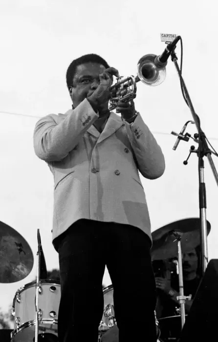 Framed Print : Freddie Hubbard, Knebworth Jazz Festival, Hertfordshire, July 1982. Artist: Brian O Connor Framed Print : Freddie Hubbard, Knebworth Jazz Festival, Hertfordshire, July 1982. Artist: Brian O Connor
