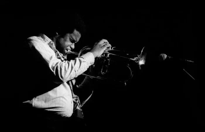 Framed Print : Freddie Hubbard, Roundhouse, London, November 1977. Artist: Brian O Connor Framed Print : Freddie Hubbard, Roundhouse, London, November 1977. Artist: Brian O Connor