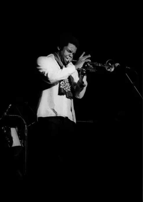 Framed Print : Freddie Hubbard, Roundhouse, London, November, 1977. Artist: Brian O Connor Framed Print : Freddie Hubbard, Roundhouse, London, November, 1977. Artist: Brian O Connor