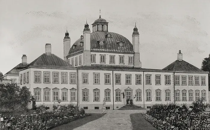 Framed Print : Fredensborg Palace, Denmark, 1898. Creator: Unknown Framed Print : Fredensborg Palace, Denmark, 1898. Creator: Unknown