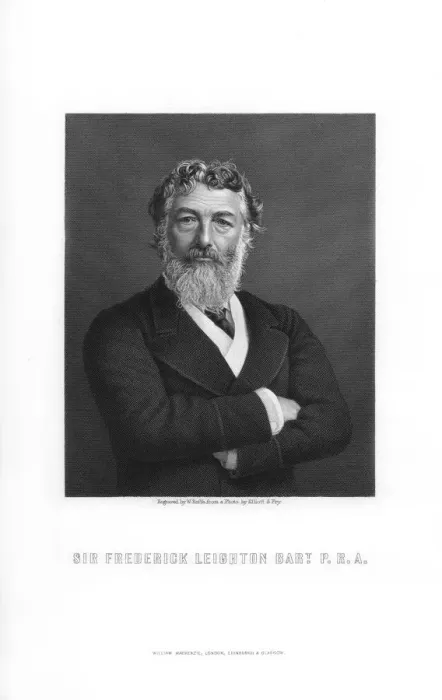 Framed Print : Frederic Leighton, 1st Baron Leighton, English painter and sculptor, (1899). Artist: W Roffe Framed Print : Frederic Leighton, 1st Baron Leighton, English painter and sculptor, (1899). Artist: W Roffe