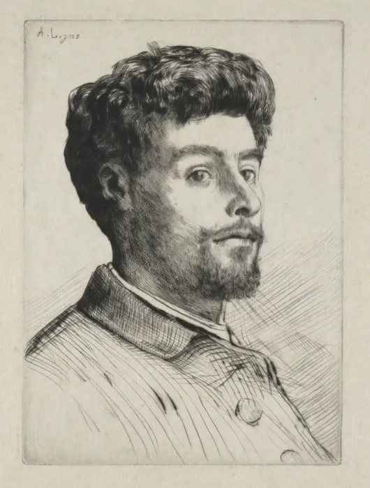 Framed Print : Frederic Regamey. Creator: Alphonse Legros (French, 1837-1911)