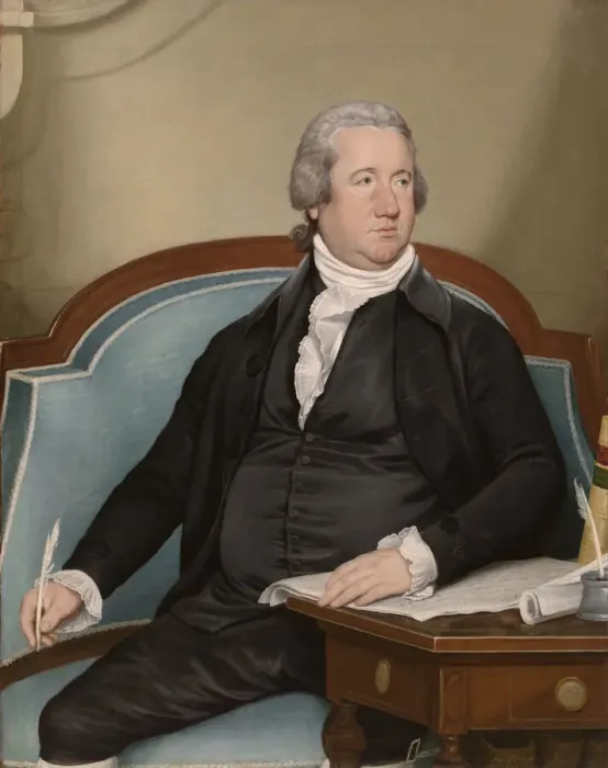 Framed Print : Frederick Augustus Conrad Muhlenberg, 1790. Creator: Joseph Wright