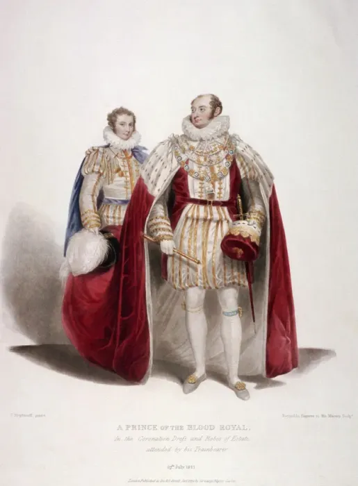Framed Print : Frederick Augustus, Duke of York in the coronation dress and robes of estate, 1824 Framed Print : Frederick Augustus, Duke of York in the coronation dress and robes of estate, 1824