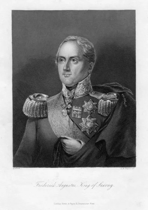 Framed Print : Frederick Augustus I, King of Saxony, 19th century. Artist: AH Payne Framed Print : Frederick Augustus I, King of Saxony, 19th century. Artist: AH Payne