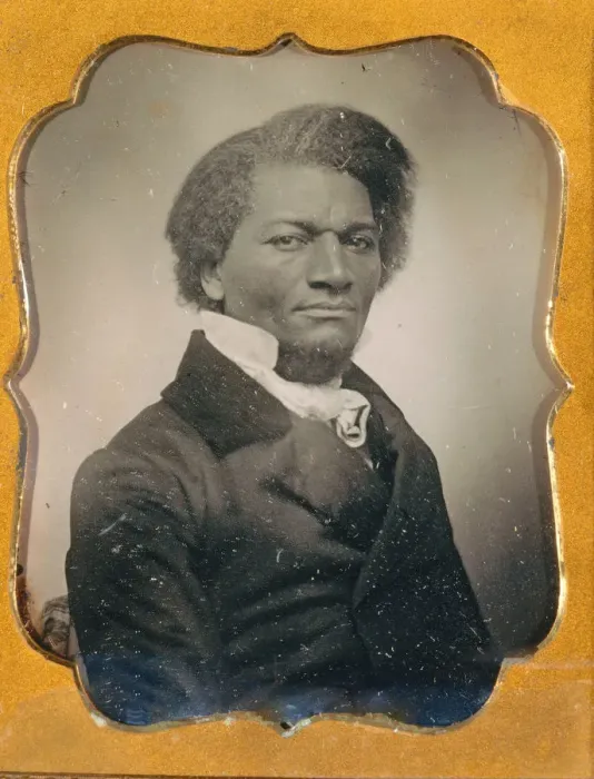 Framed Print : Frederick Douglass, ca. 1855. Creator: Unknown Framed Print : Frederick Douglass, ca. 1855. Creator: Unknown
