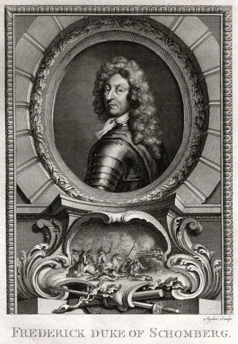 Framed Print : Frederick Duke of Schomberg, 1775. Artist: Ryder Framed Print : Frederick Duke of Schomberg, 1775. Artist: Ryder