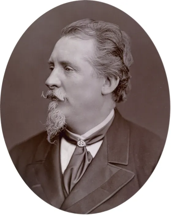 Framed Print : Frederick Goodall, painter, 1878. Creator: Lock & Whitfield Framed Print : Frederick Goodall, painter, 1878. Creator: Lock & Whitfield