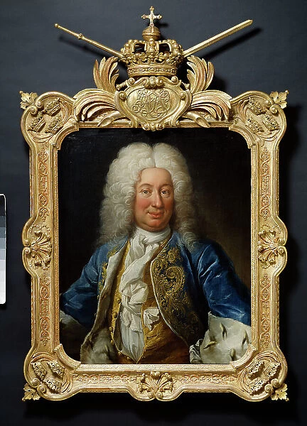 Frederick I, 1676-1751, King of Sweden, Landgrave of Hesse-Kassel, 1730. Creator: Martin van Meytens