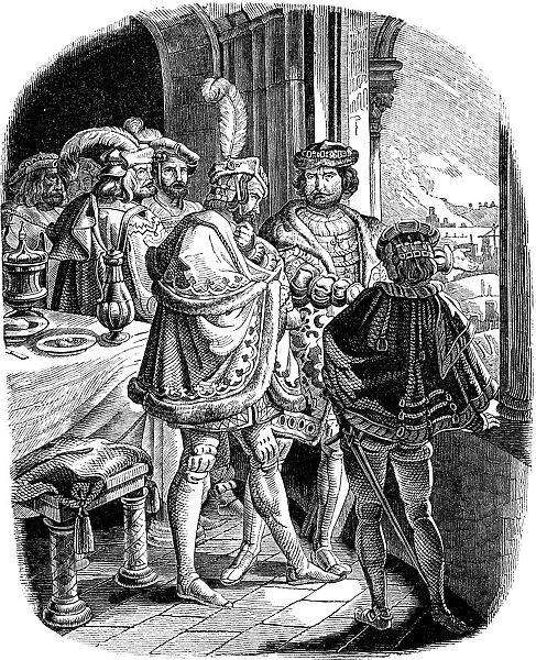 Frederick I Meal in Heidelberg Castle 1462, 1840