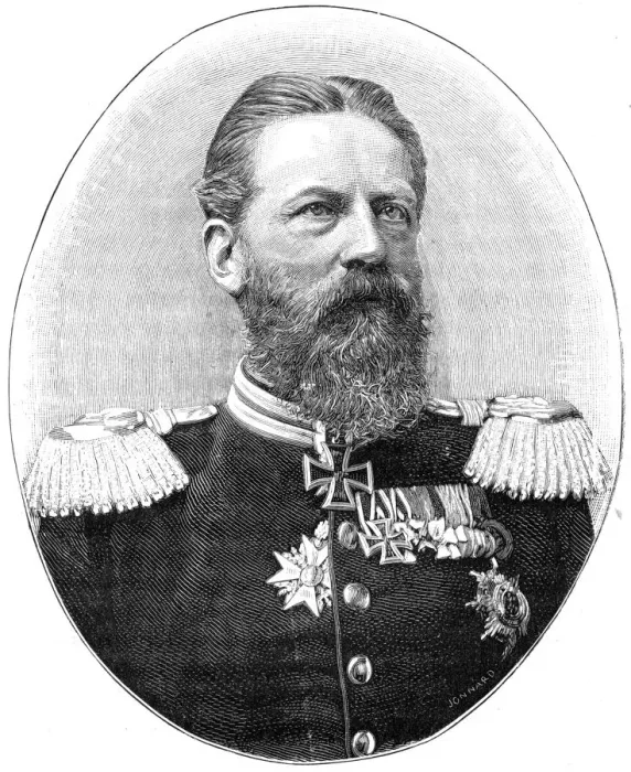 Framed Print : Frederick III, King of Prussia and Emperor of Germany while still Crown Prince, (1900). Artist: Reichard & Lindner Framed Print : Frederick III, King of Prussia and Emperor of Germany while still Crown Prince, (1900). Artist: Reichard & Lindner