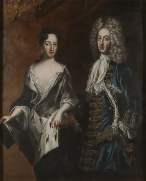 Framed Print : Frederick IV (1671-1702), Duke of Holstein-Gottorp and Duchess Hedvig Sophia (1681-1708), 1700 Framed Print : Frederick IV (1671-1702), Duke of Holstein-Gottorp and Duchess Hedvig Sophia (1681-1708), 1700